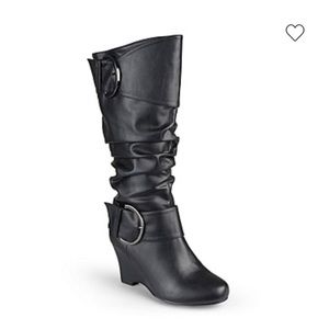*NEW* Journee Wide Calf Wedge Boots